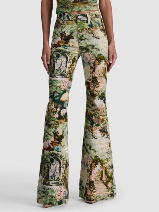 Alice + Olivia Denim - Alice + Olivia BEAUTIFUL PRINTED JEAN